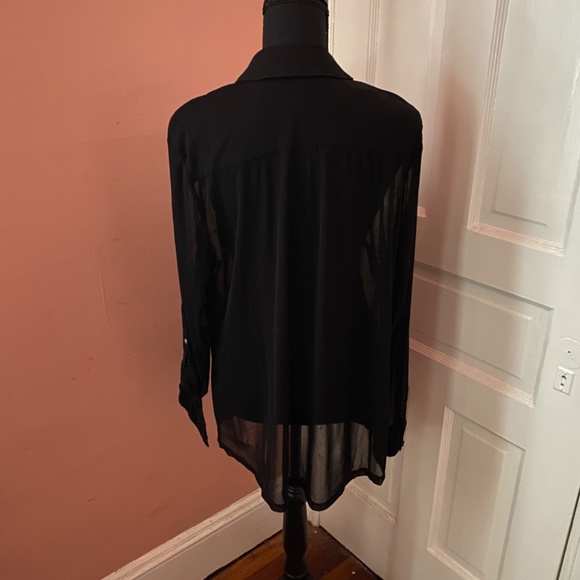 INC. Concepts; tunic; Size 1X; Black - Picture 3 of 4